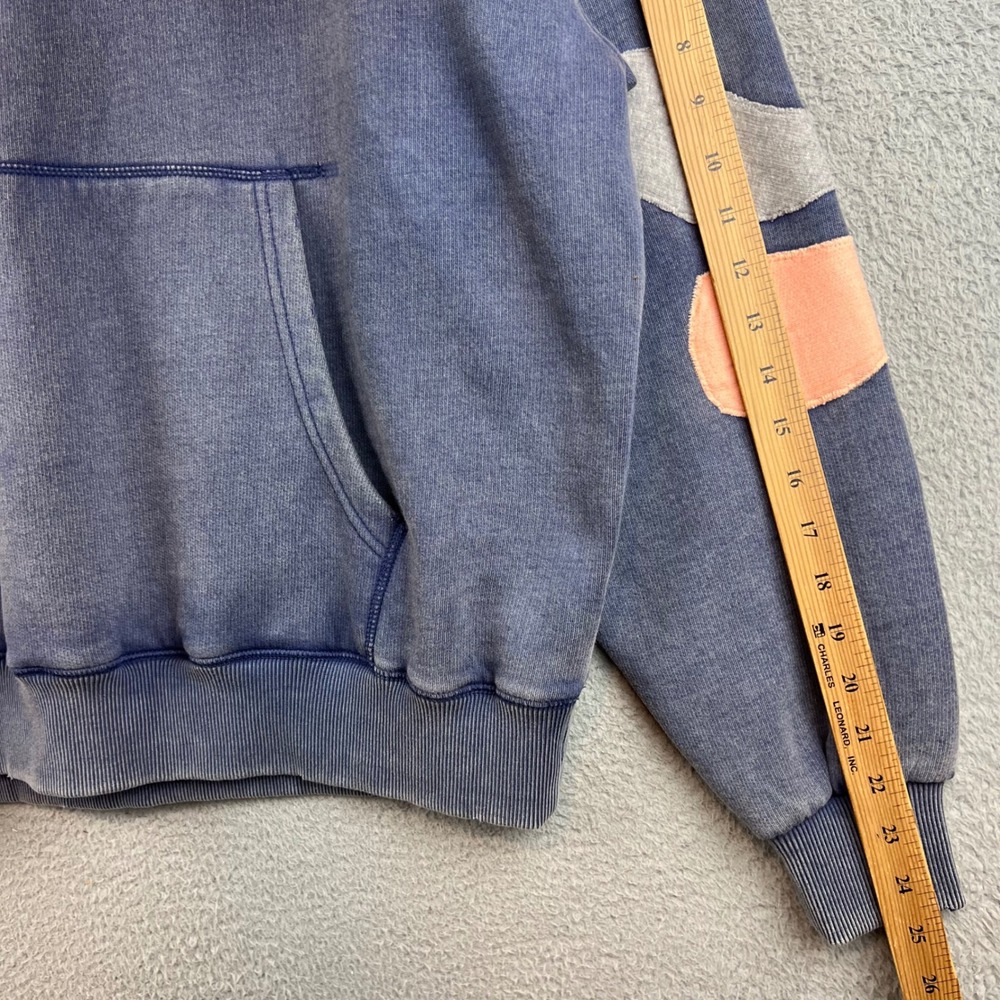 We the Free It's a Vibe Hoodie Oversized & Distressed Abstract Patchwork XS - Picture 6 of 11